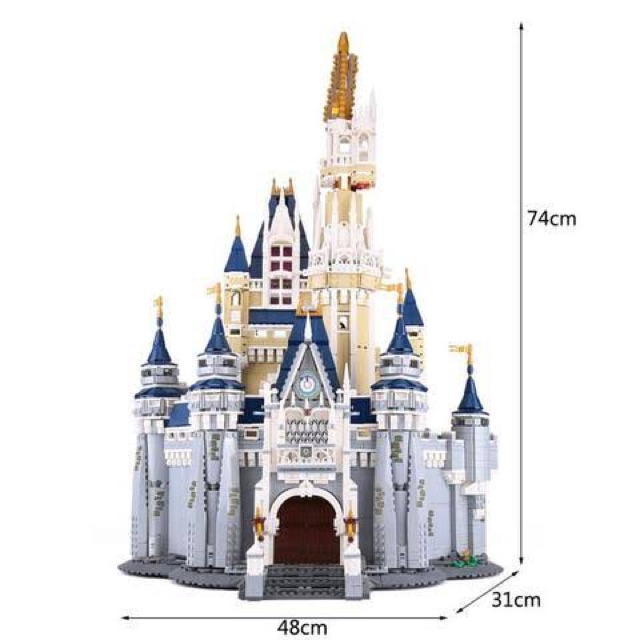 disney castle building blocks