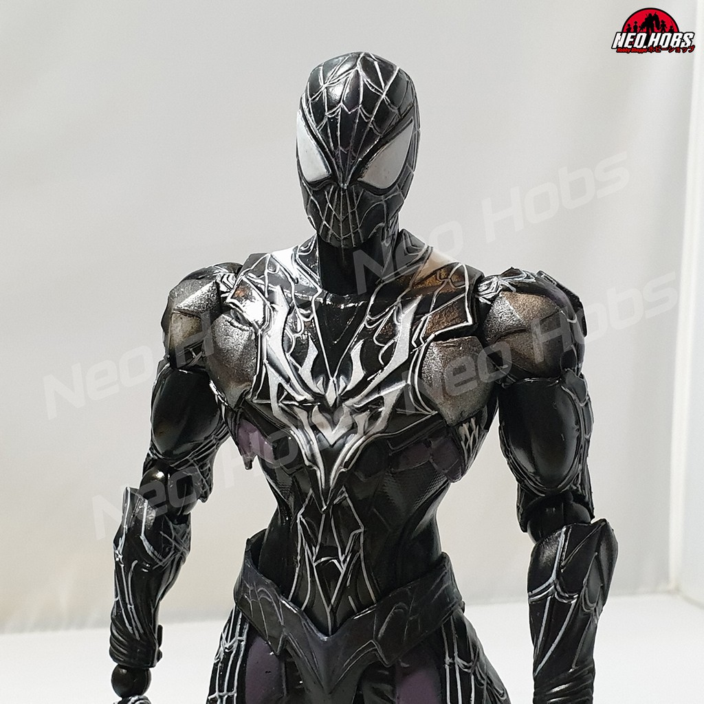 Play Arts Kai Spiderman Black Version 