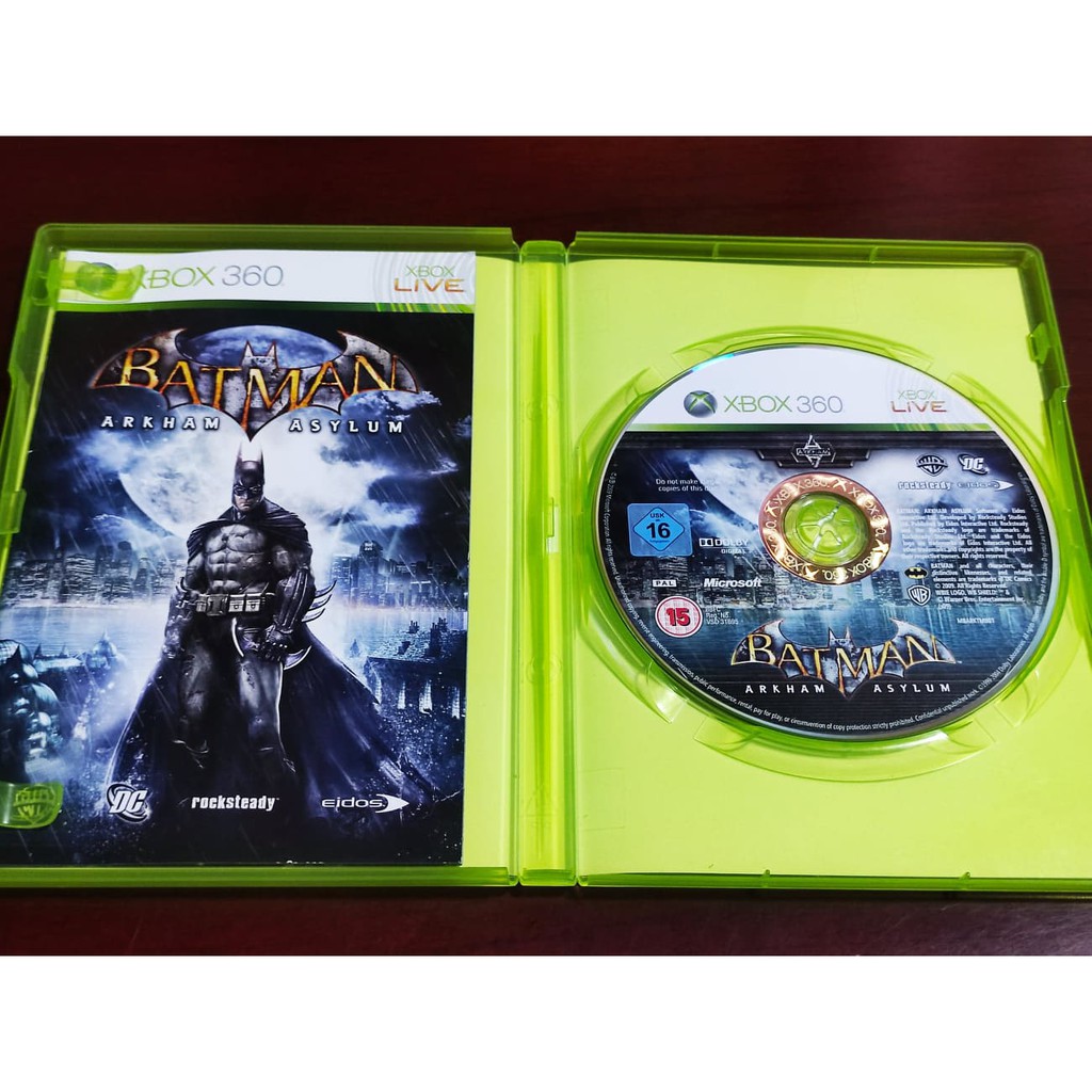 Batman Arkham Asylum Xbox 360 Shopee Philippines