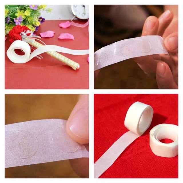 100 points balloon tape glue dots tape for decoration balloon birthday
