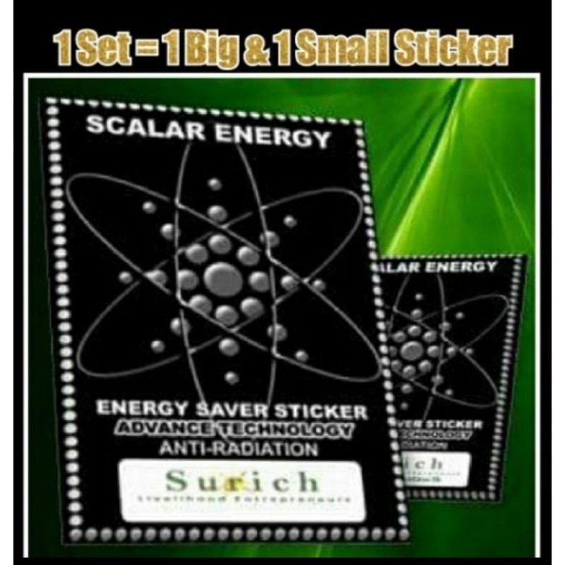 PROMO Lowest Price SURICH SCALAR ENERGY SAVER STICKER. Shopee Philippines