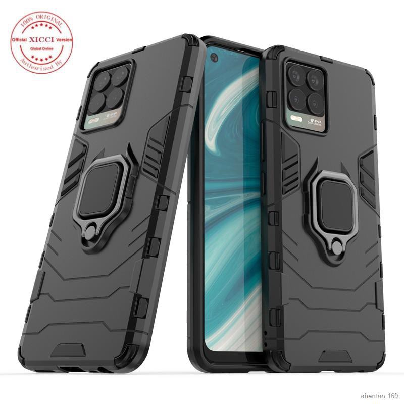 Realme 8 Pro 5G Case 7i 7 Pro Case Silicone TPU and Hard PC Dual Layer ...