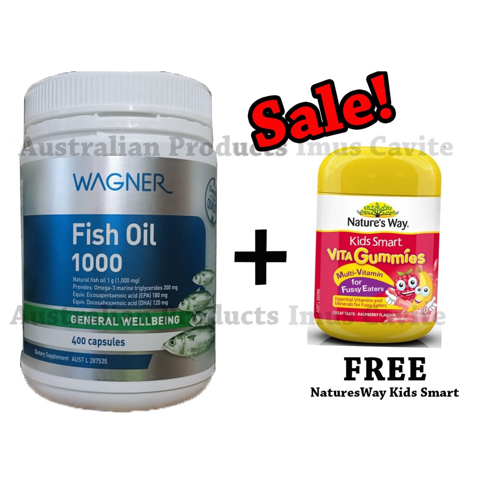 Wagner Fish Oil 1000 Australia 400 capsules Shopee Philippines