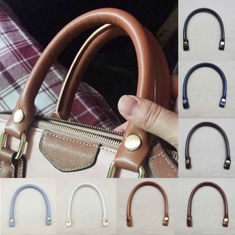 1PC 40cm Detachable Bag Handles PU Leather Bag Handles DIY Replacement ...