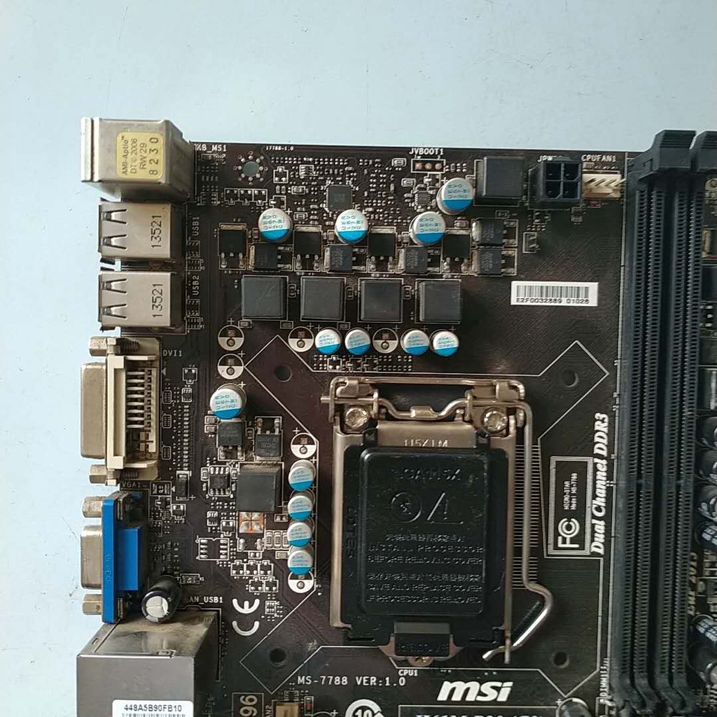 MSI H61M-P20(G3) Desktop Computer Motherboard LGA 1155 DDR3 16GB For ...