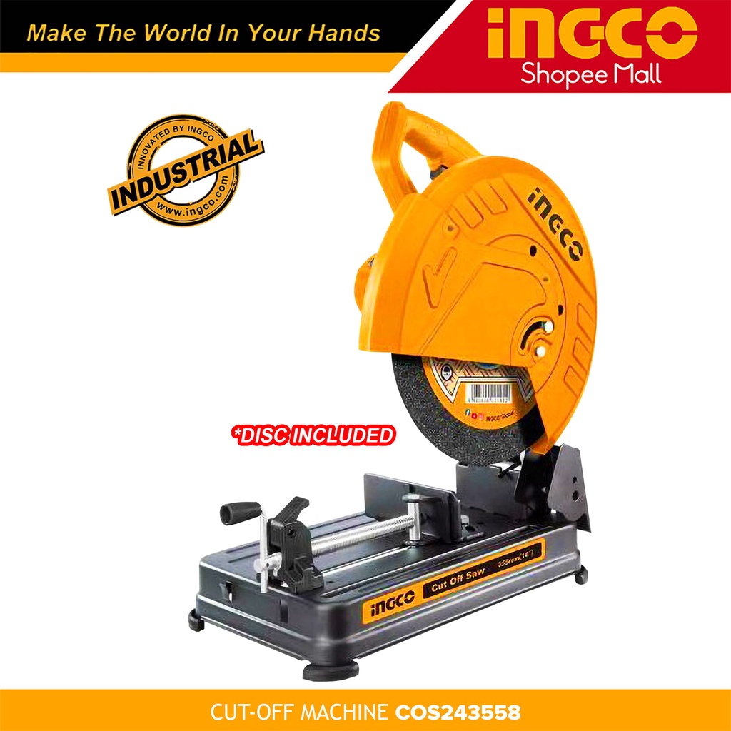 INGCO COS243558 Industrial CutOff Chop Saw Machine Heavy Duty 14" _P