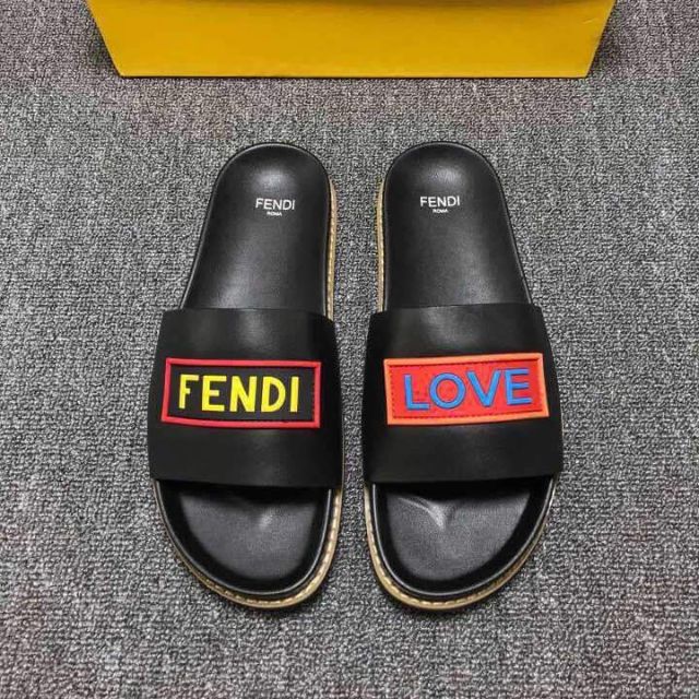 fendi roma slippers