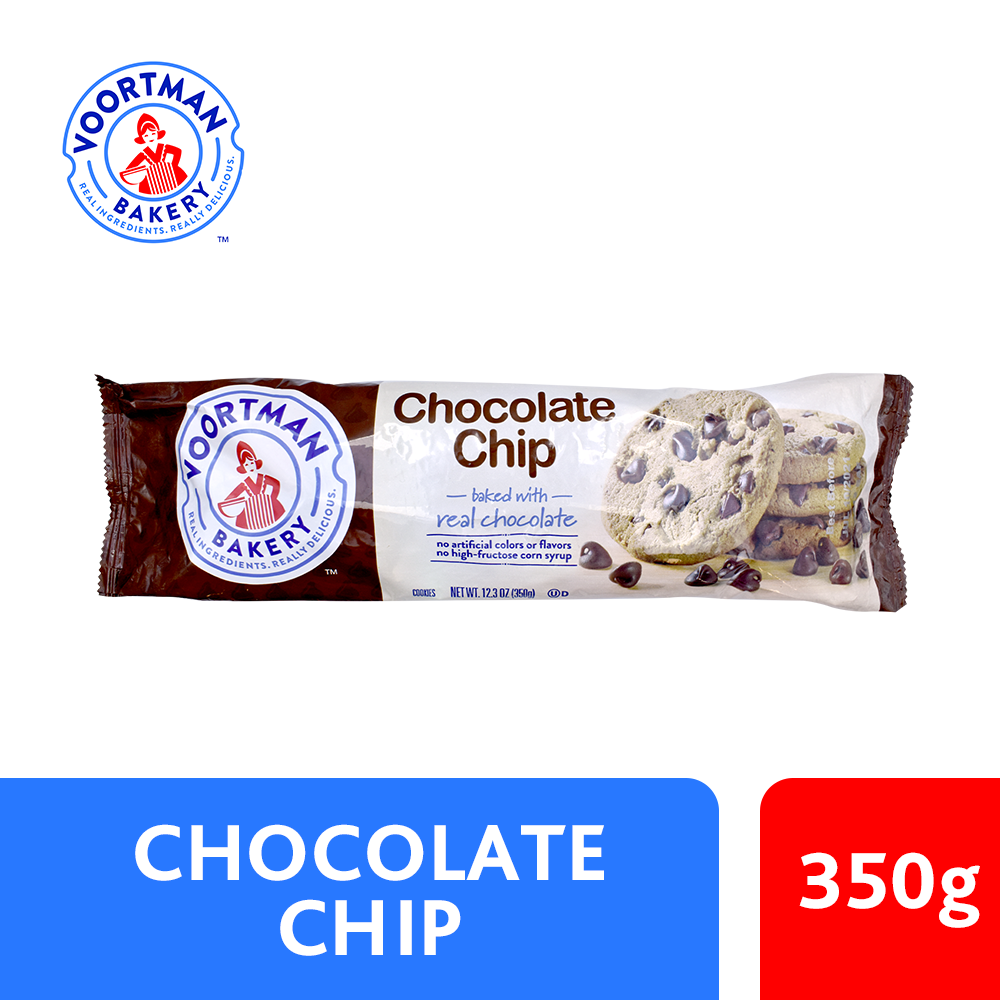 Voortman Chocolate Chip Cookies 350g | Shopee Philippines