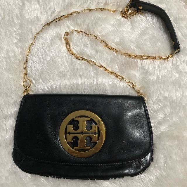 Tory Burch Multi way Shoulder Sling Clutch Leather Bag | Shopee Philippines