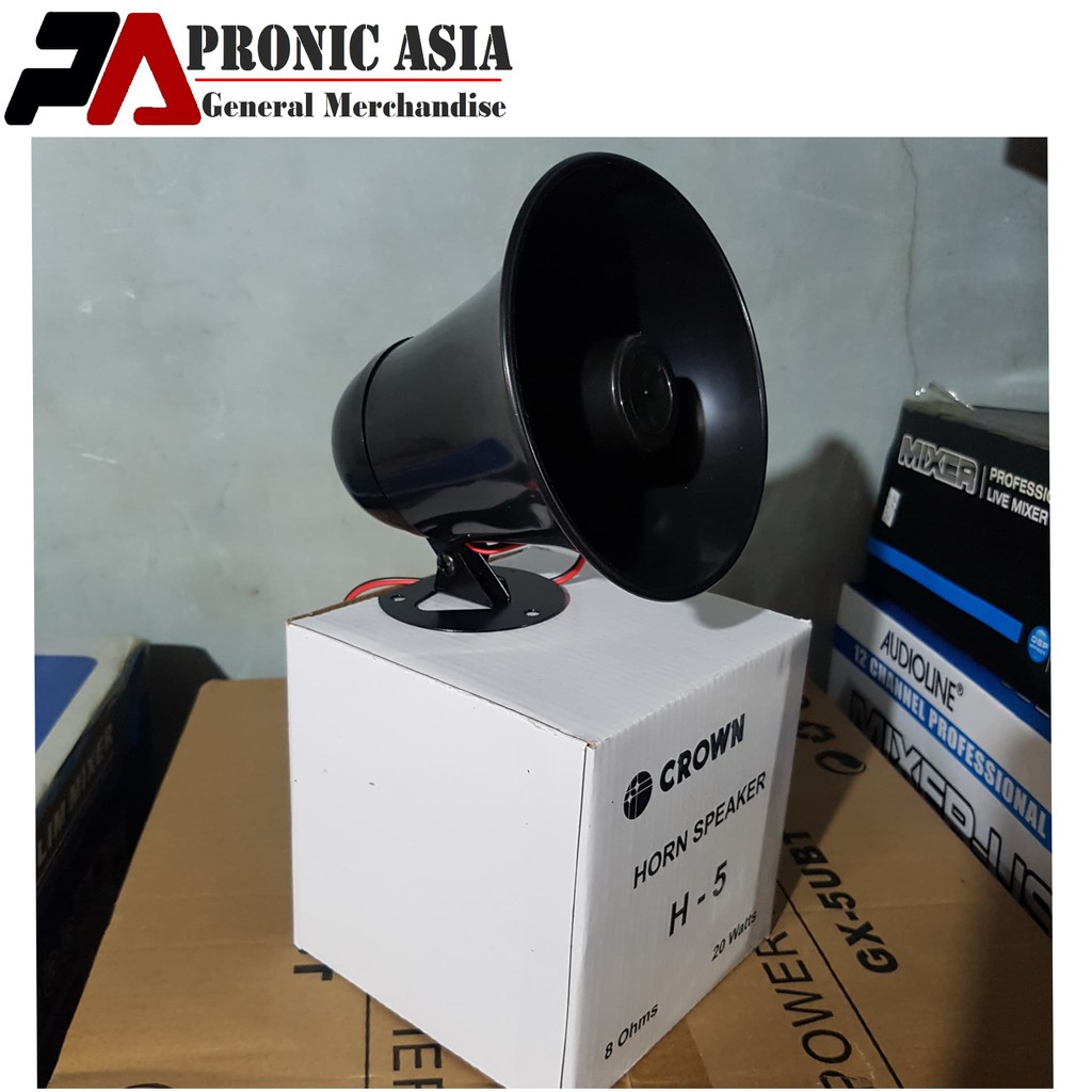 crown horn speaker