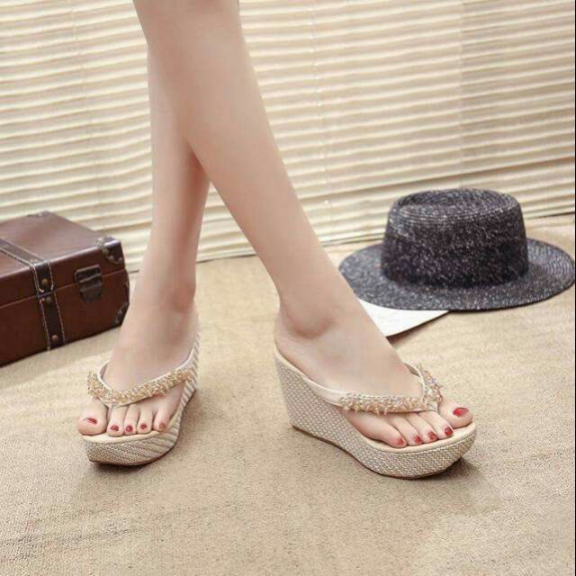 korean wedge shoes