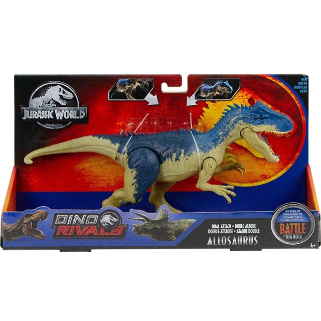 Jurassic World Dino Rivals Allosaurus Mattel Action Dinosaur | Shopee ...