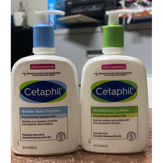 CETAPHIL Moisturizing Lotion or Gentle Skin Cleanser 591ml, 20oz from