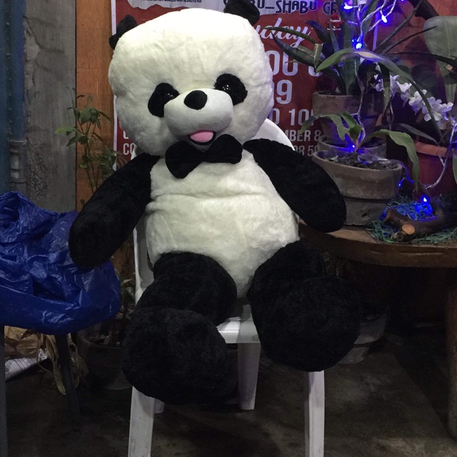 human sized panda stuffed toy
