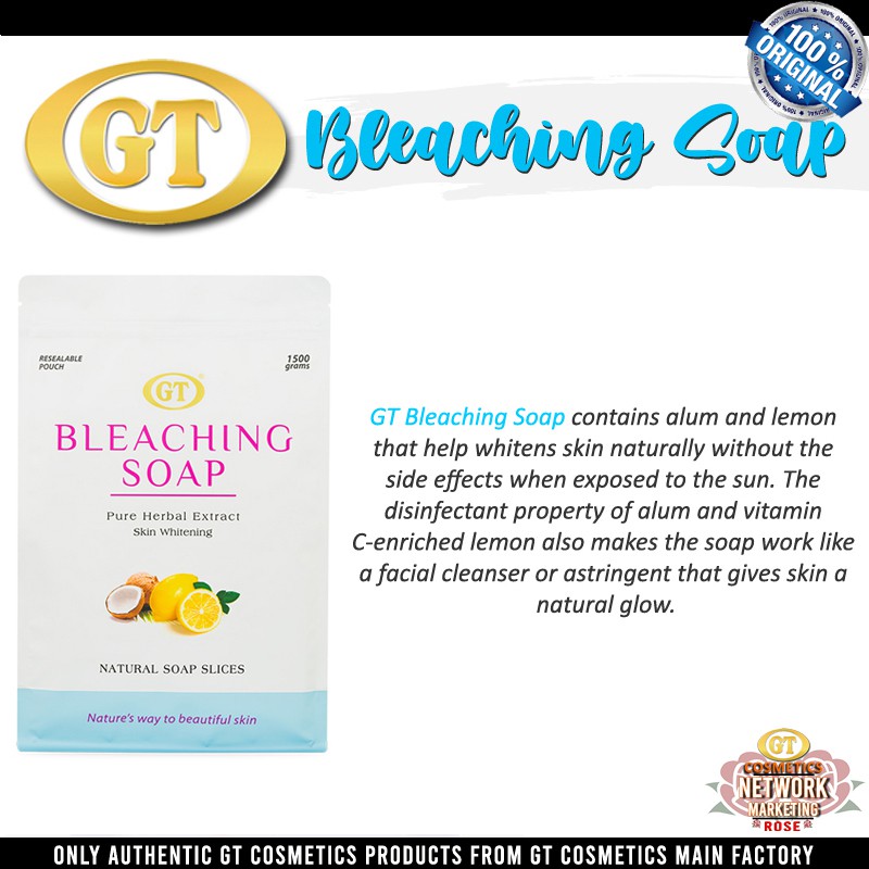 New Gt Cosmetics 1500g Bleaching Soap Shopee Philippines