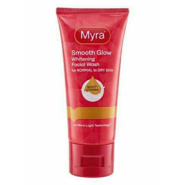 MYRA E SMOOTH GLOW WHITENING FACIAL WASH AFFORDABLE MYRA E FACIAL WASH