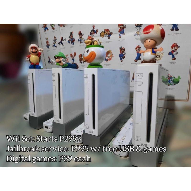 Nintendo Wii Complete Set with Games (Jailbreak) Shopee Philippines