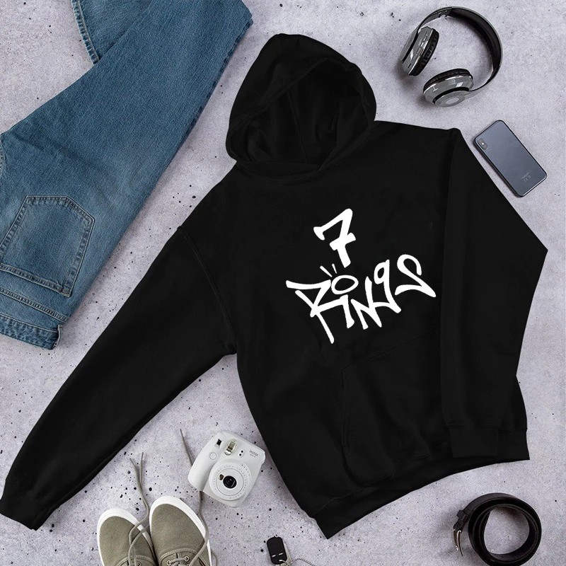 ariana grande 7 rings hoodie