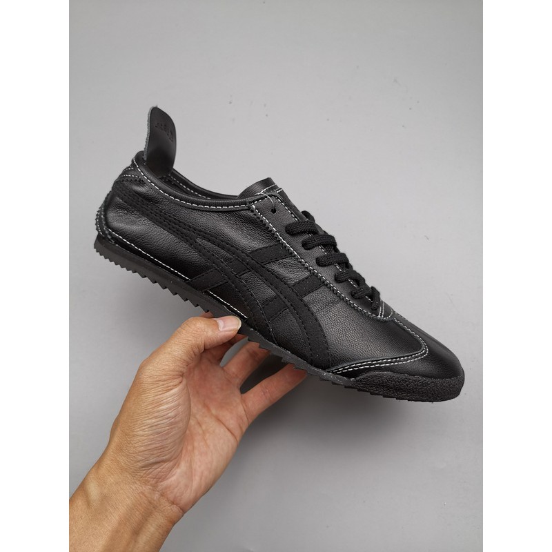 onitsuka tiger all black leather