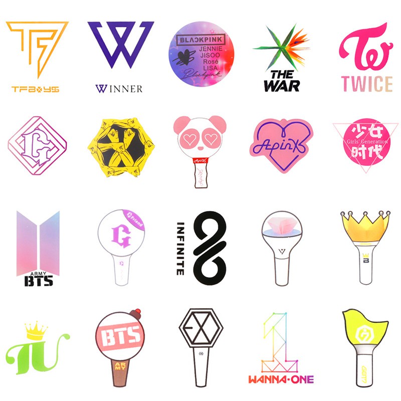 Re 1pc Kpop Exo Twice Bts Got7 Blackpink Wannaone Finger Keychain Shopee Philippines