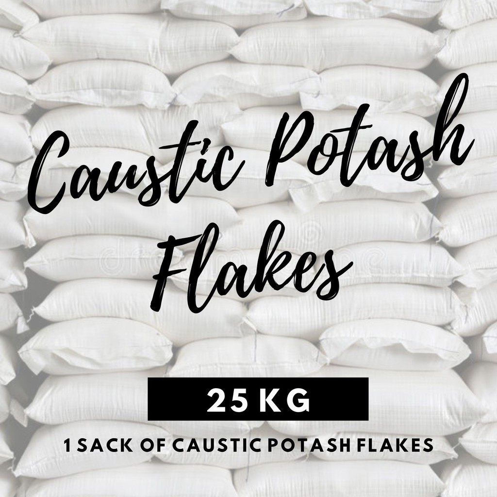 Caustic Potash / Potassium Hydroxide 25kg Shopee Philippines