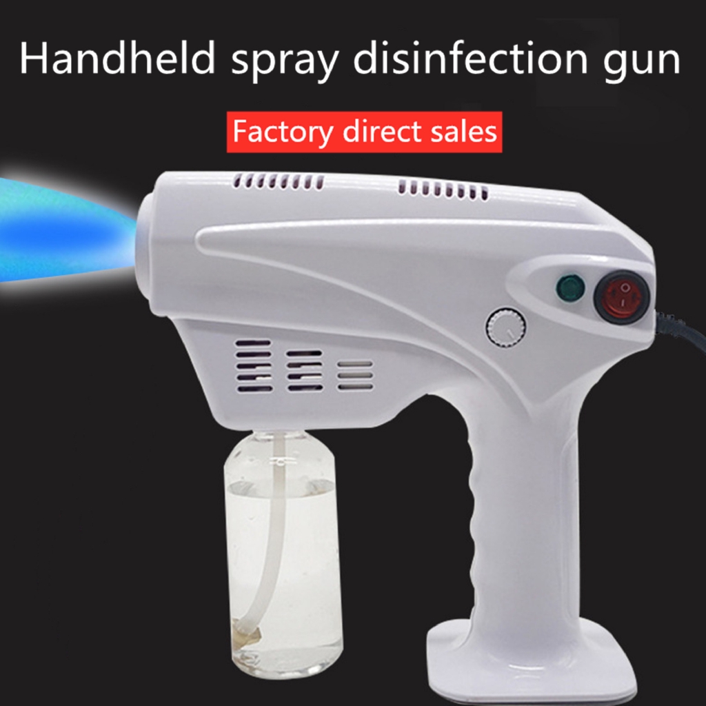 200ML Disinfection Blue Light Nano Spray Gun UK Plug 220V240V