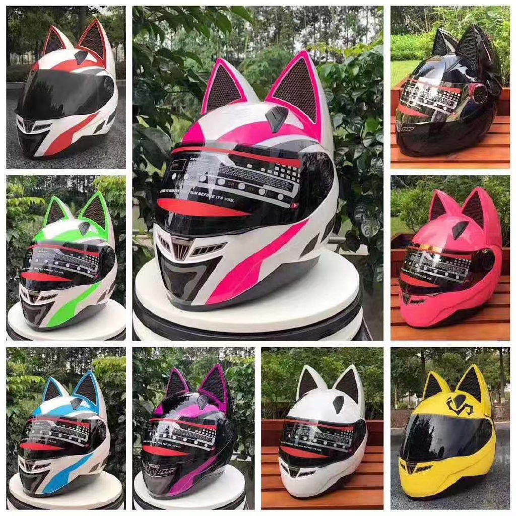 thumbnail image 2 of Faux Fur Cat Ears Helmet Accessory: Motorcycle, Ski, Bicycle 2 of 10