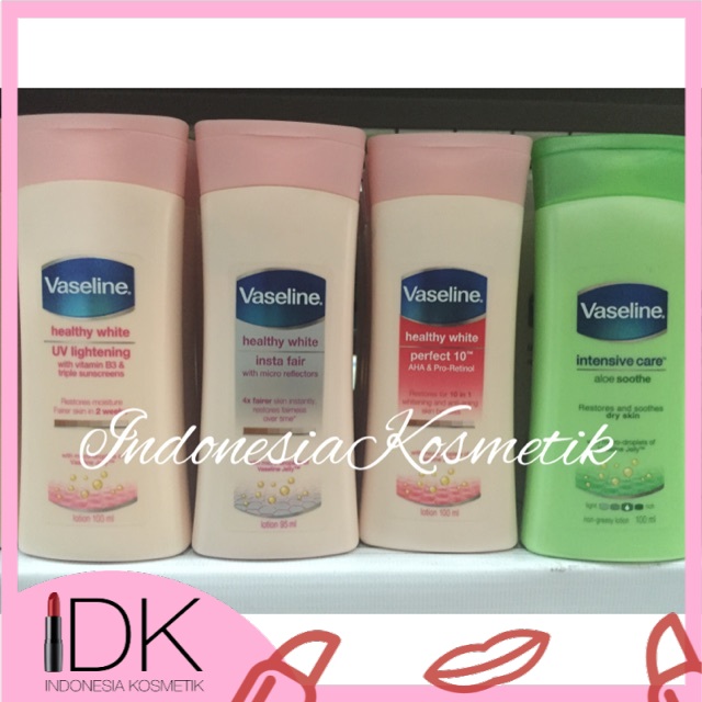 vaseline hand body lotion