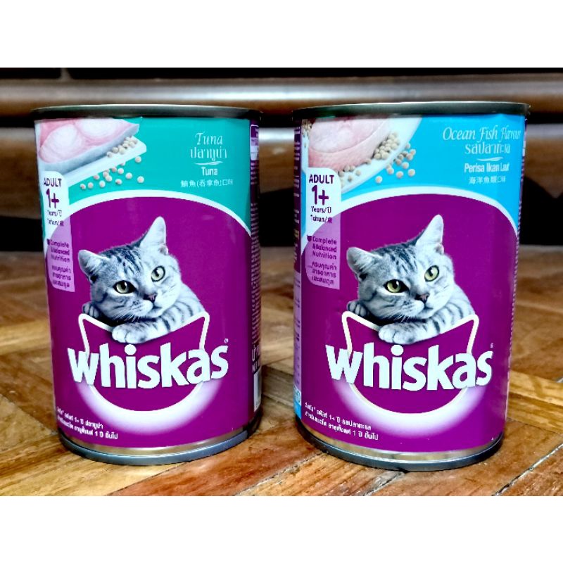 WHISKAS ADULT 1+ WET CAT CANNED FOOD 400G Shopee Philippines