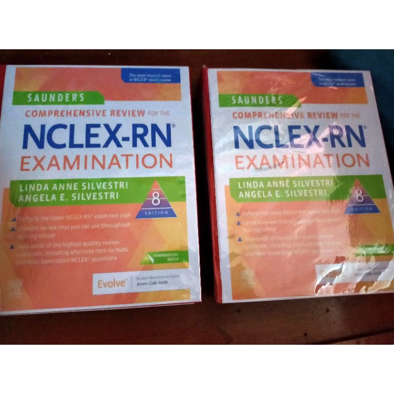 Saunders NCLEX-RN Examination 8th Edition (ONHAND@Colored) | Shopee ...