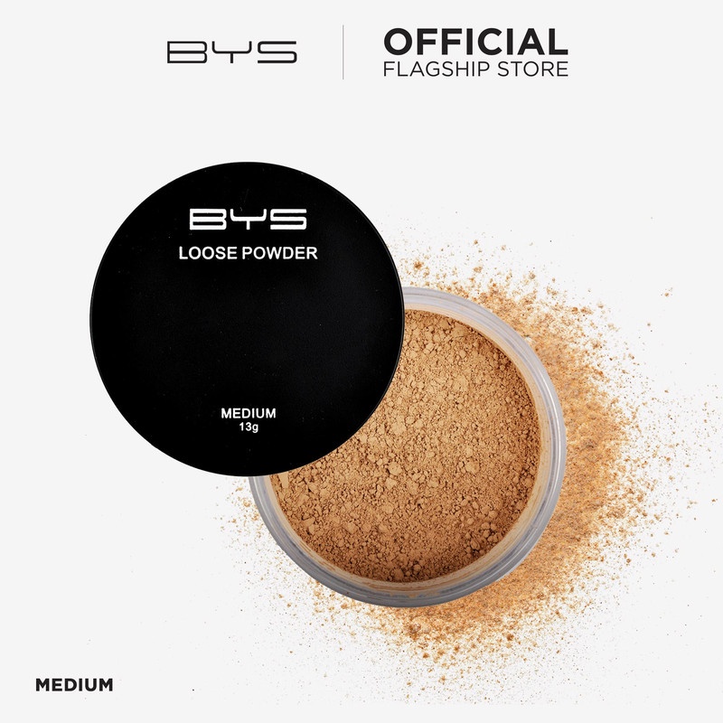 BYS Loose Powder with Puff Medium | Shopee Philippines