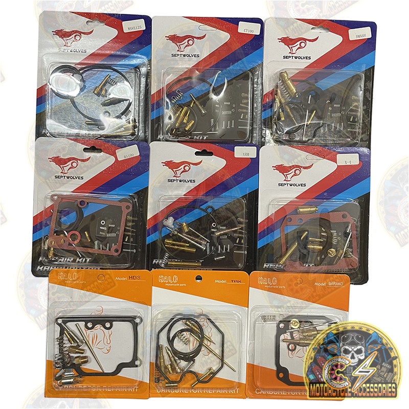 LJ Motorcycle carburetor repair kit barako, tmx 155, x4, xrm, c100