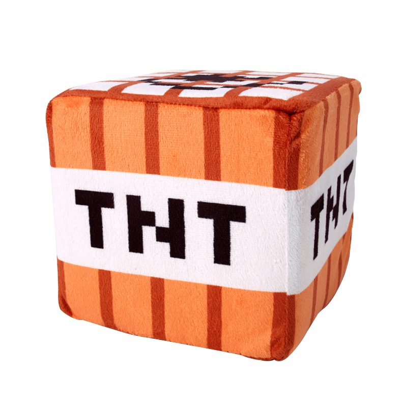 Minecraft Plush Toys Cotton Stuffed TNT 