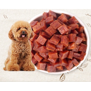 Pom Pet food Snacks beef dog Training Dental Beef Cubes Dog Treat Snack 100g #6