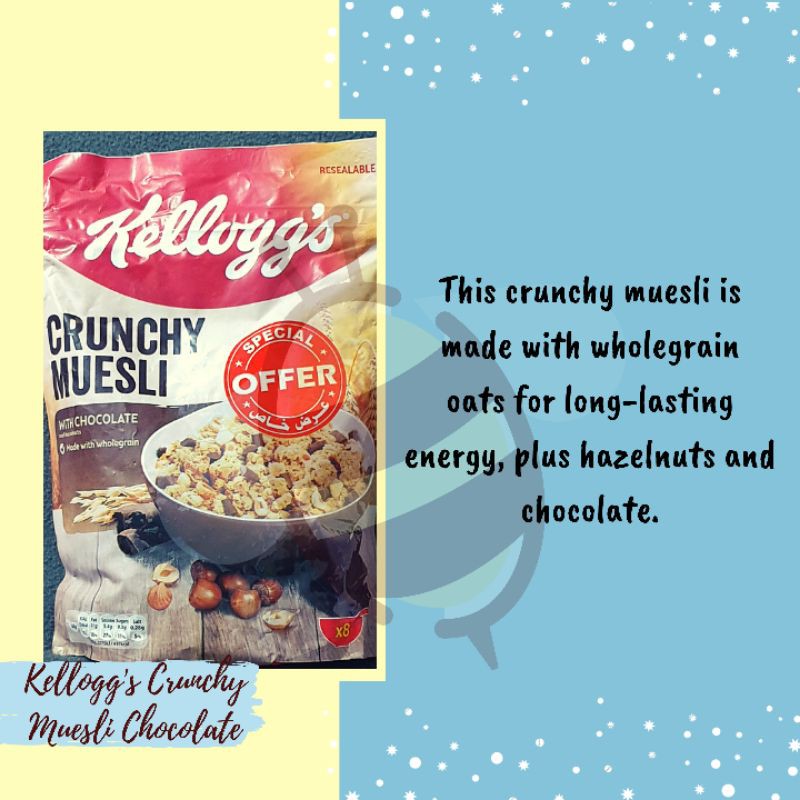 Kellogg's Muesli w/Chocolates (380g) Shopee Philippines