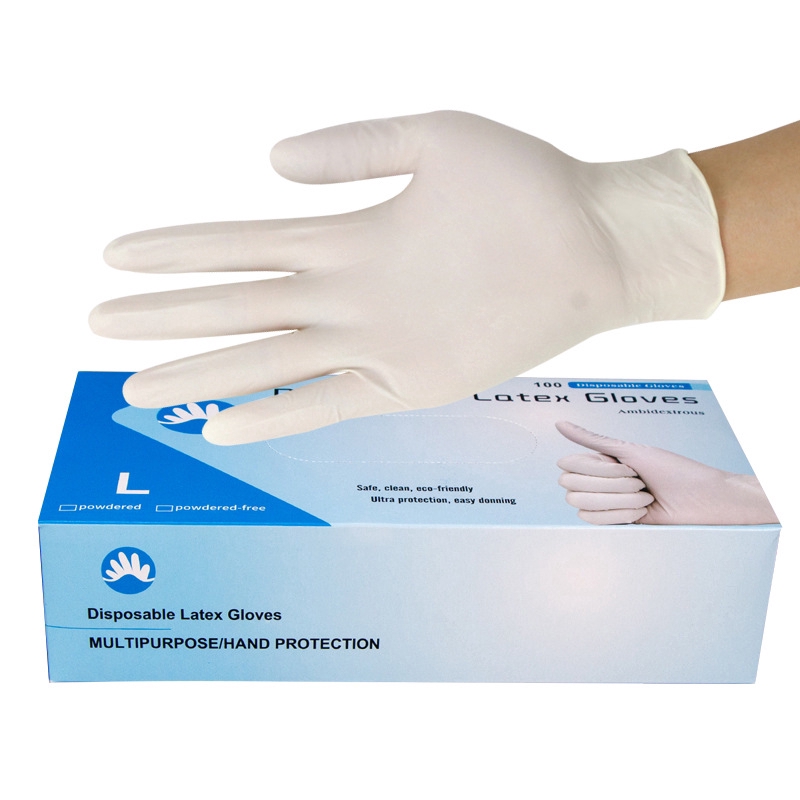 Disposable Medical Latex Gloves 100pcs 