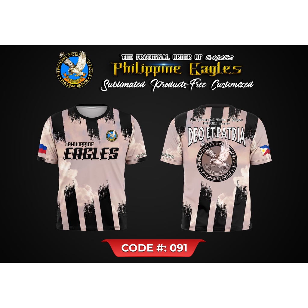 Eagles Sublimation Shirt Code91 Deo Et Patria The Fraternal Order of