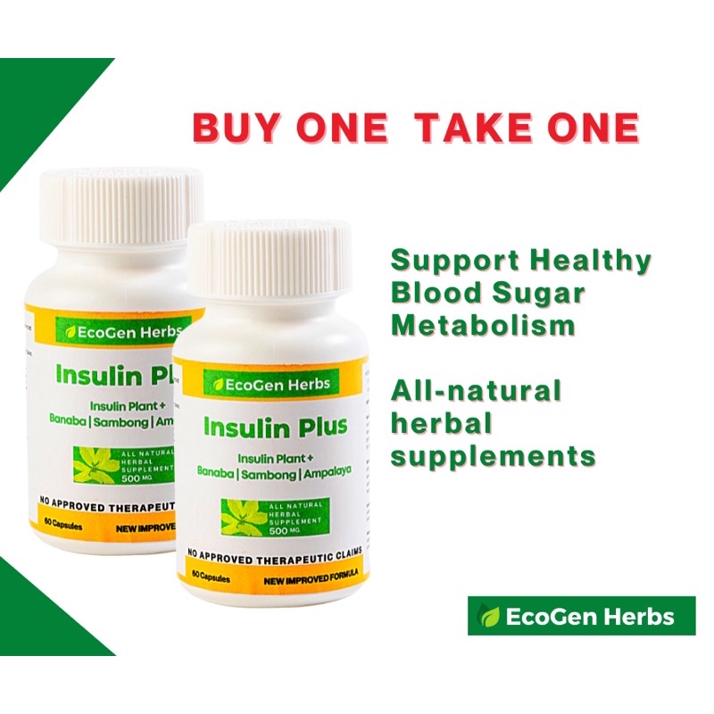 Insulin Plant Capsule (All natural herbal capsule) 60 capsules Shopee