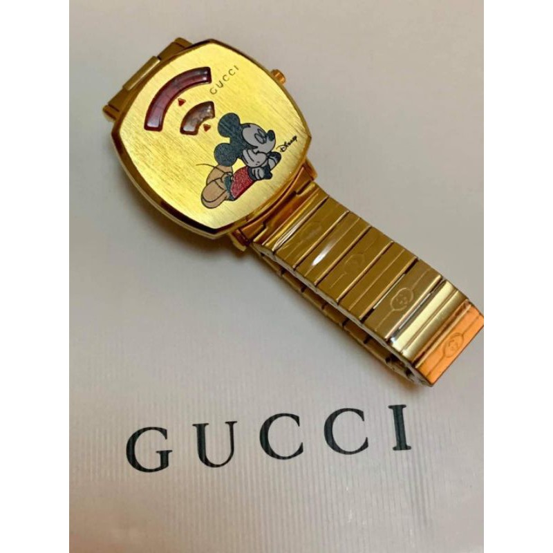 Gucci Mickey metal watch | Shopee Philippines