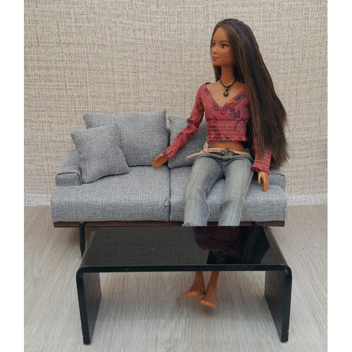 1/6 Barbie Kitbash Miniature Coffee Table Diorama Shopee Philippines