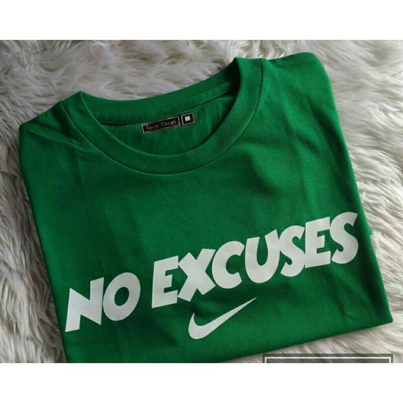 nike no excuses shirt