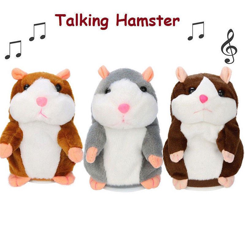 talking plush hamster