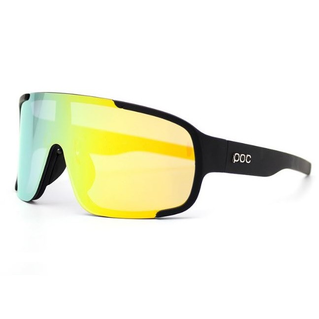 POC Cycling Biker Glasses Sunglasses UV400 Polarized Glasses W/ 3pc Replace Lens 