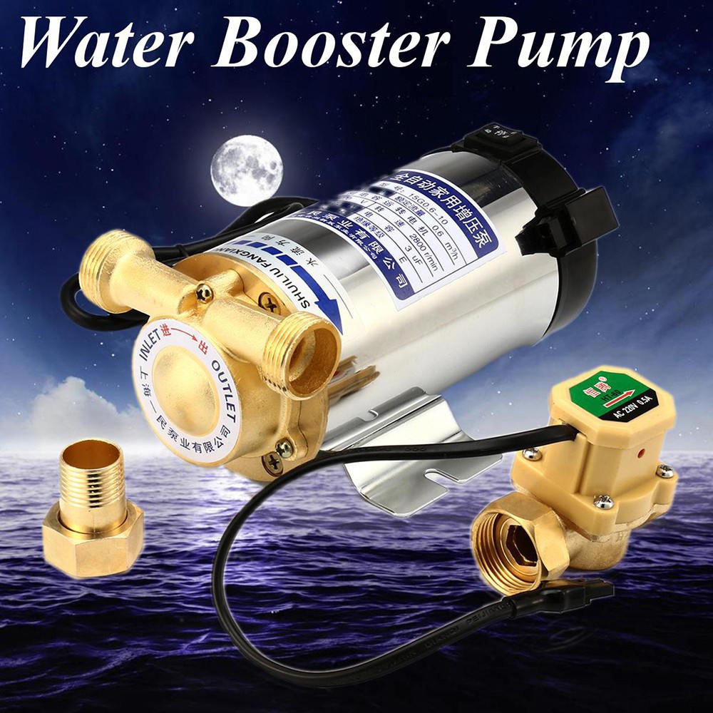 Water Booster Pump 220V 100w Electronic Automatic Home Shower Washing