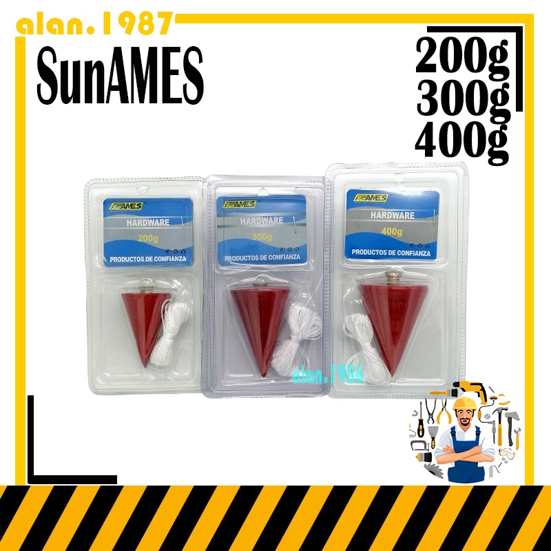 SunAMES PLUMB BOB ( 200g/300g/400g )1Pcs Shopee Philippines