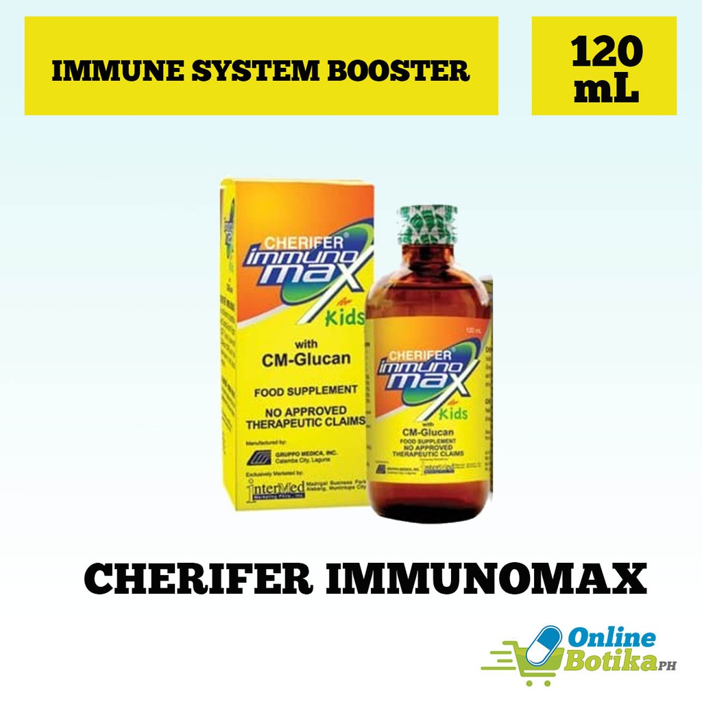 ONBO* Cherifer Immunomax Syrup for Kids 120ml Shopee