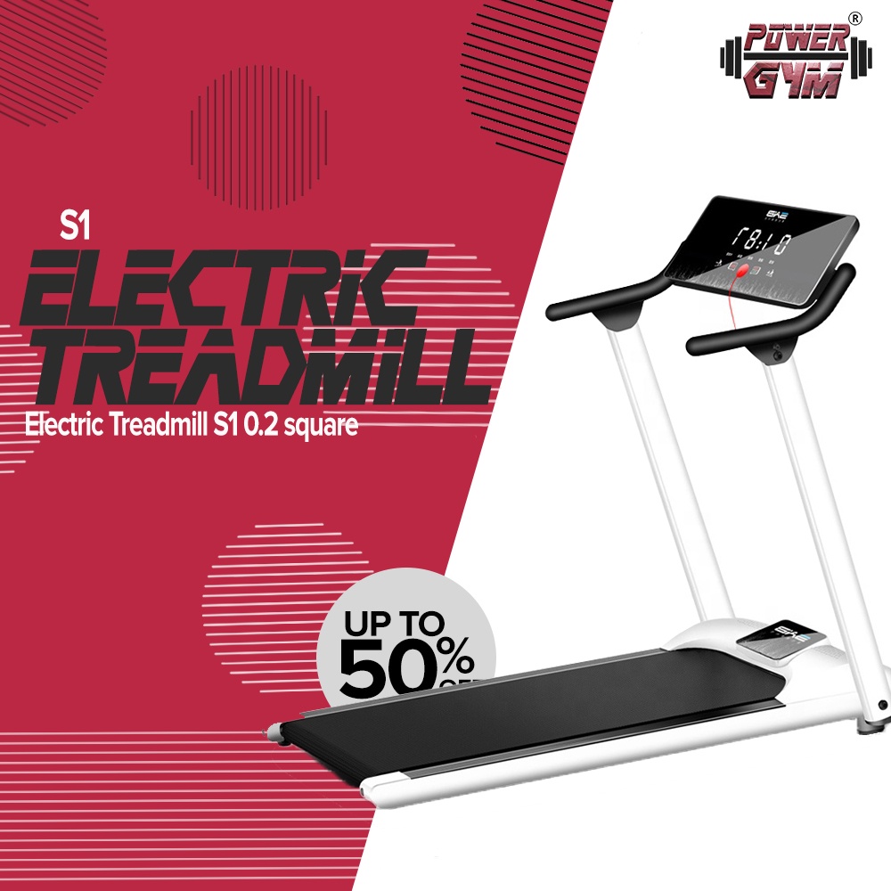 POWERGYM Electric Treadmill S1 0.2 Square Meter Folding Different