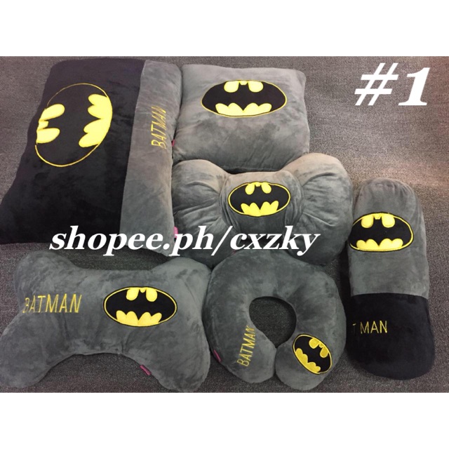 Batman pillow set(2design) | Shopee Philippines