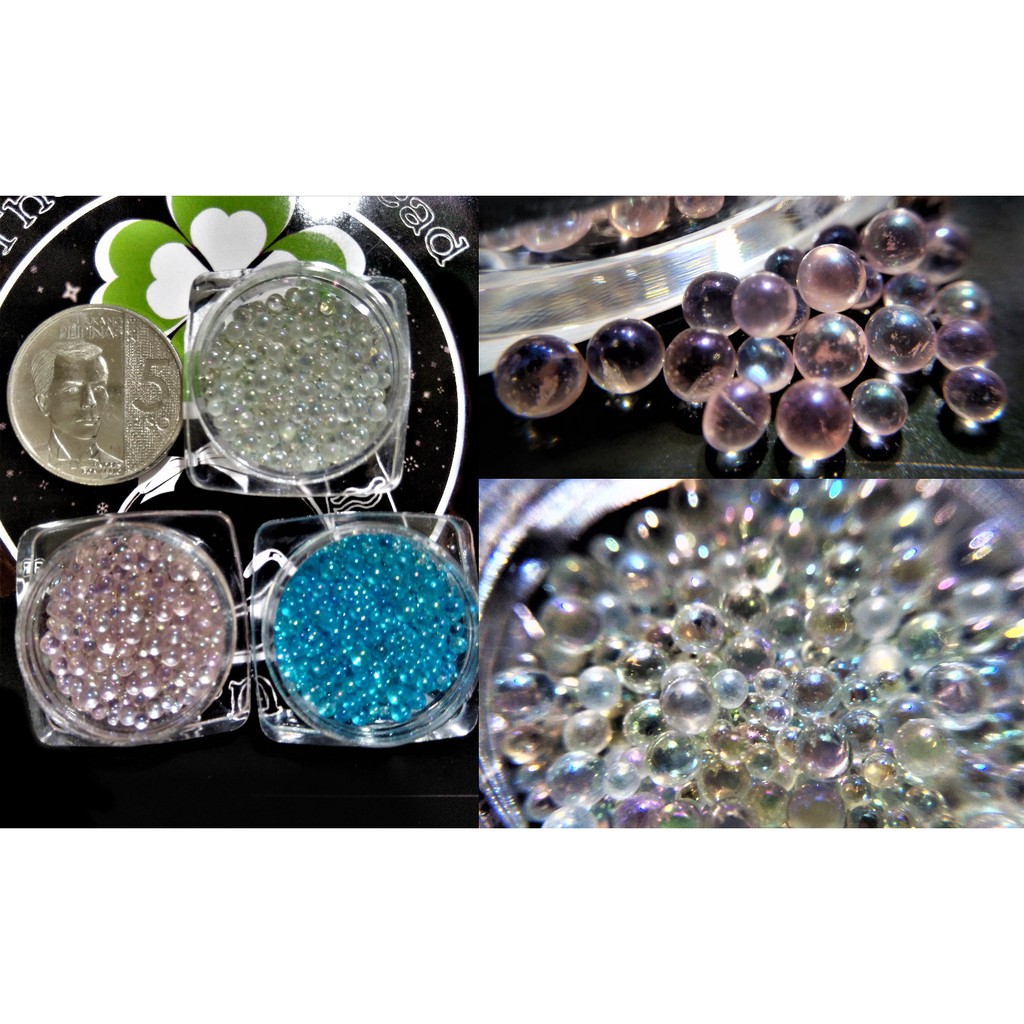 clear resin beads