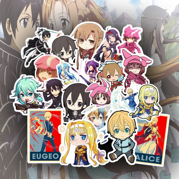『Anime Sticker』Sword Art Online ソードアート・オンライン Stickers Shopee Philippines